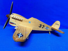 Vintage Wood U.S. ARMY  P-40  Warhawk Airplane Model  - 14" long -Handmade — photo 1