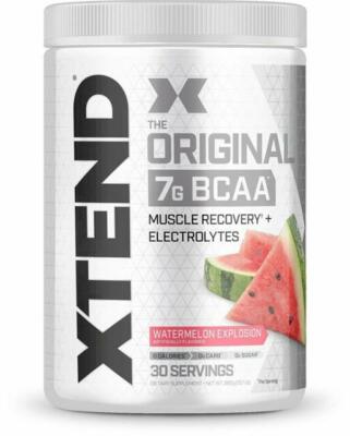 Scivation XTEND Original 7G BCAA Powder, 13.7oz - Watermelon Explosion (3 Pack)