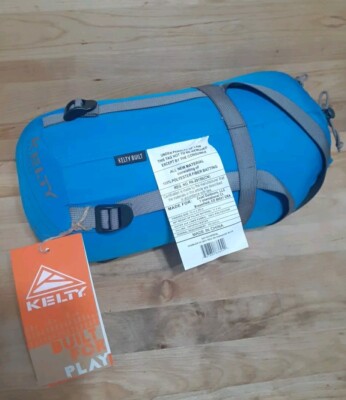 KELTY RAMBLER 50 DEGREE CLOUDLOFT Sleeping Bag synthetic polyester pouch  BLUE