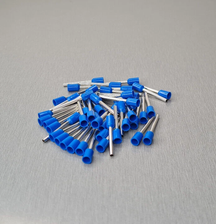 25-1000Pcs E1518 16AWG 1.5mm² BLUE Insulated Ferrule Bootlace Terminals Crimp - image 4 of 4