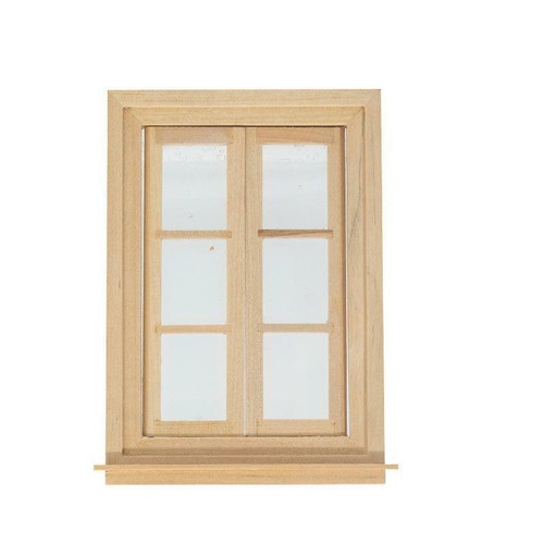 1:12 Dollhouse Diy Mini Door Window Blank Material Model Accessories Unpainted - Picture 12 of 12
