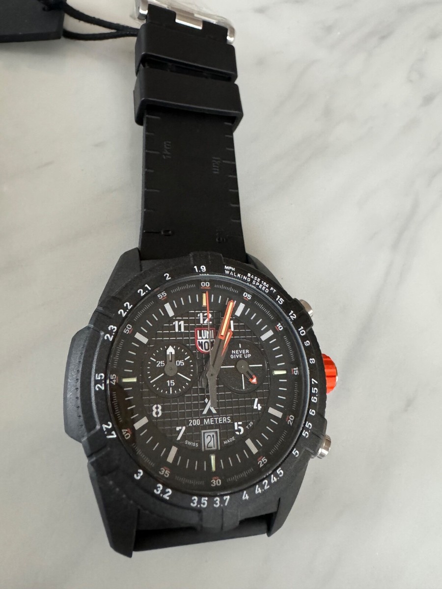 USED Luminox Men's 45mm Bear Grylls Survival Chronograph Black
