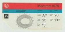 Orig.ticket  Olympic Games MONTREAL 1976 - 28.07. ATHLETICS - 5 FINALs  !!  RARE