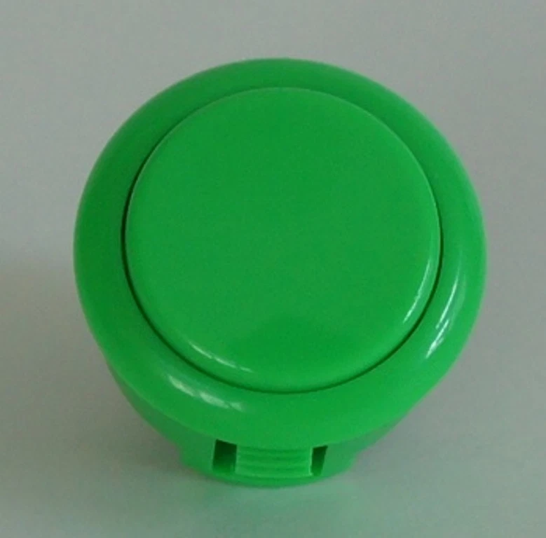 8 шт подлинных кнопок Sanwa зеленый и джойстик OBSF-30 детали для аркад видеоигр - Изображение 3 из 4