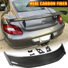 Carbon Rear Trunk Spoiler Wing For Porsche Cayman Boxster 981 718 987 Gt4 2013up