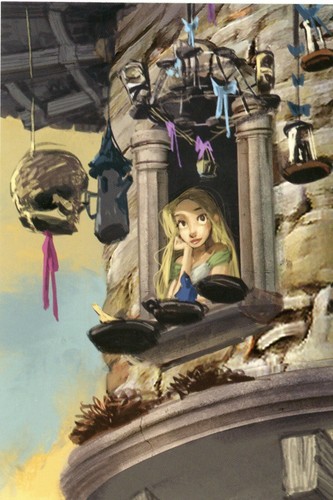 Tangled, 2010, Visuelle Entwicklung von Vitoria Ying -- POSTKARTE - Bild 1 von 2