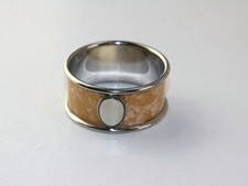 Yankton SD OSB Silverplate & Celluloid Napkin Ring Benedictine Convent Monastery