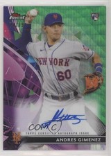 2021 Topps Finest Green Wave Refractor 73/99 Andres Gimenez #FA-AG Auto 7c5