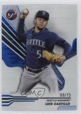 2024 Topps Pristine Blue Pristine Pulsar Refractor 9/75 Luis Castillo #246 16mi