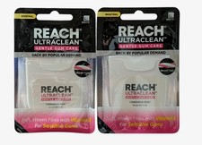 2 - Reach UltraClean Gentle Gum Care Cinnamon Mint 50 Yd Soft Woven Floss