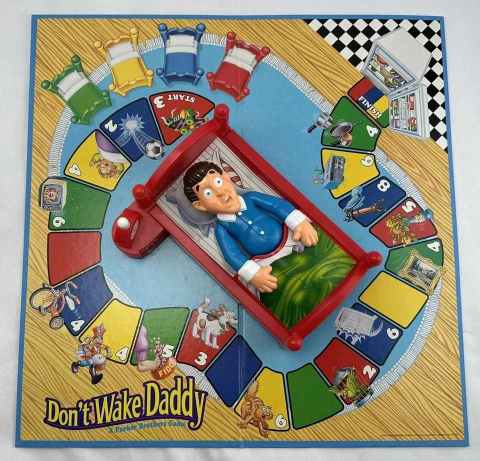 1992 Don't Wake Daddy Game Parker Brothers Complete in Good Condition FREE SHIP - Image 4 of 4