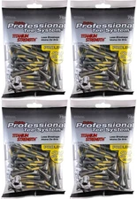 Pride PTS 75-Count Wood Titanium Strength Golf Tees, ProLength 2 ¾" (4-Pack)