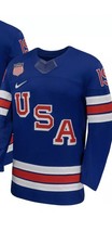 NWT Mathew Tkachuk USA Hockey Nike Team Jersey Mens Large