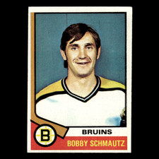 Bobby Schmautz #27 1974 Topps Boston Bruins Hockey Card NHL EX
