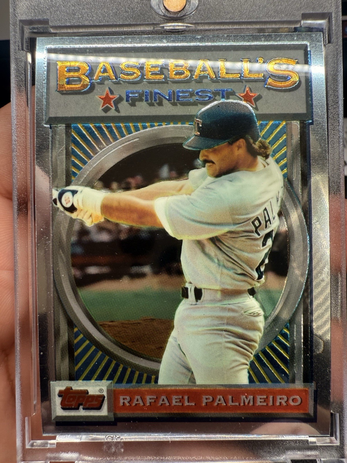 1993 Topps Finest - Rafael Palmeiro #52 Refractor