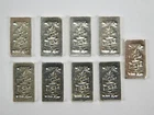 Lot of 9 LSM 1/10 oz .999 Fine Silver Bars Bar 0.9 oz Total Barter Bag