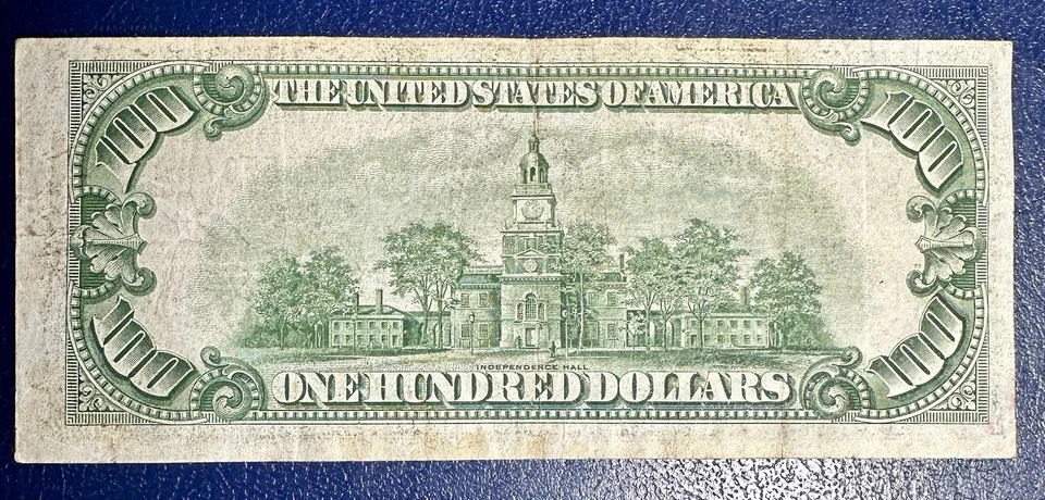Beautiful Clean 1934 U.S. $100 Federal Reserve Note - Image 2 of 2