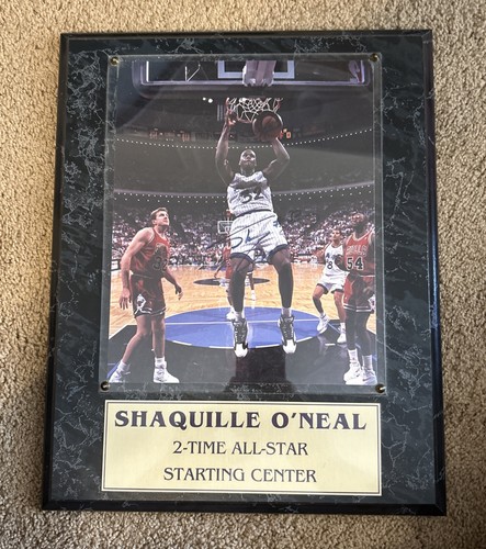 Shaquille O’Neal Limited Edition Signed Plaque with Score Board COA