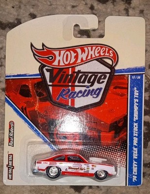 Hot Wheels Vintage Racing '74 Chevy Vega Pro Stock Grumpy's Toy Real Riders
