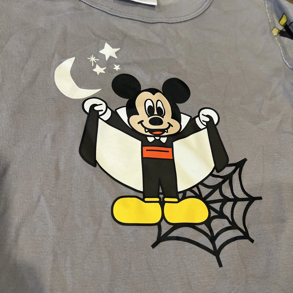 Hanna Andersson Disney Mickey Mouse Pajamas 150 US 12 Long Sleeve Piece Dracula - Image 2 of 4