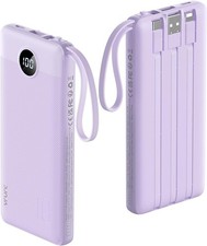 Portable Charger Power Bank, 10000mAh Travel Battery Pack, 5 Outputs 2 Inputs