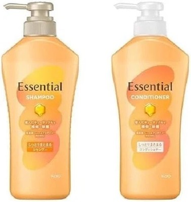 Kao Essential Smart Repair Shampoo & Conditioner Pump 450ml