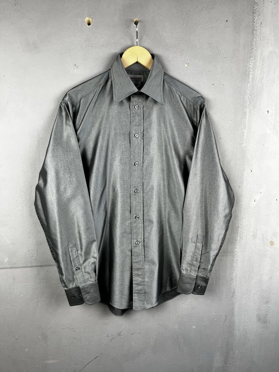 Polyester Silver Casual Button-Down Shirts for Men for sale | eBay Polyester Silver Casual Button-Down Shirts for Men for sale | eBay