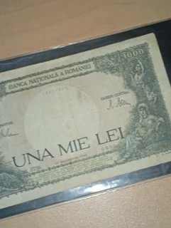 Billet de 1000 lei 10 septembre 1941 Roumanie