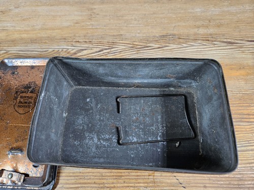 ANTIQUE HUNTLEY & PALMERS “QUEEN OF INDIA” BISCUIT TIN MIRRORED LID c. 1900-1910 - Picture 22 of 24