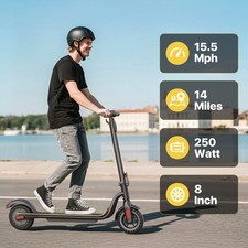 ADULT ELECTRIC SCOOTER 7800MAH 22KM RANGE FOLDING E-SCOOTER CITY SAFE COMMUTER