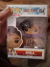 Funko Pop! ---SIGNED Darla  #264 w/ Box Protector and BAM COA with box damage