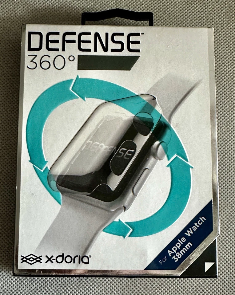 Doria Defense 360X Bumper Apple Watch 38mm Clear New Screen Protector Series 1 2 - Image 2 of 4
