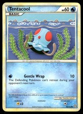 Pokemon Cards Tentacool 80/102 HGSS Triumphant Common MP *3