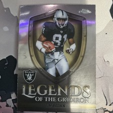 2025 Topps Chrome Legends of the Gridiron Tim Brown Raiders Football LOG-22