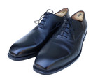 New LSC Left Shoe Company Black Leather Plain Toe Derby Dress Shoe 47 US 14 — photo 2