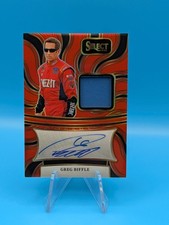 Greg Biffle 2025 Panini Select Racing Patch Auto Memorabilia Red /49