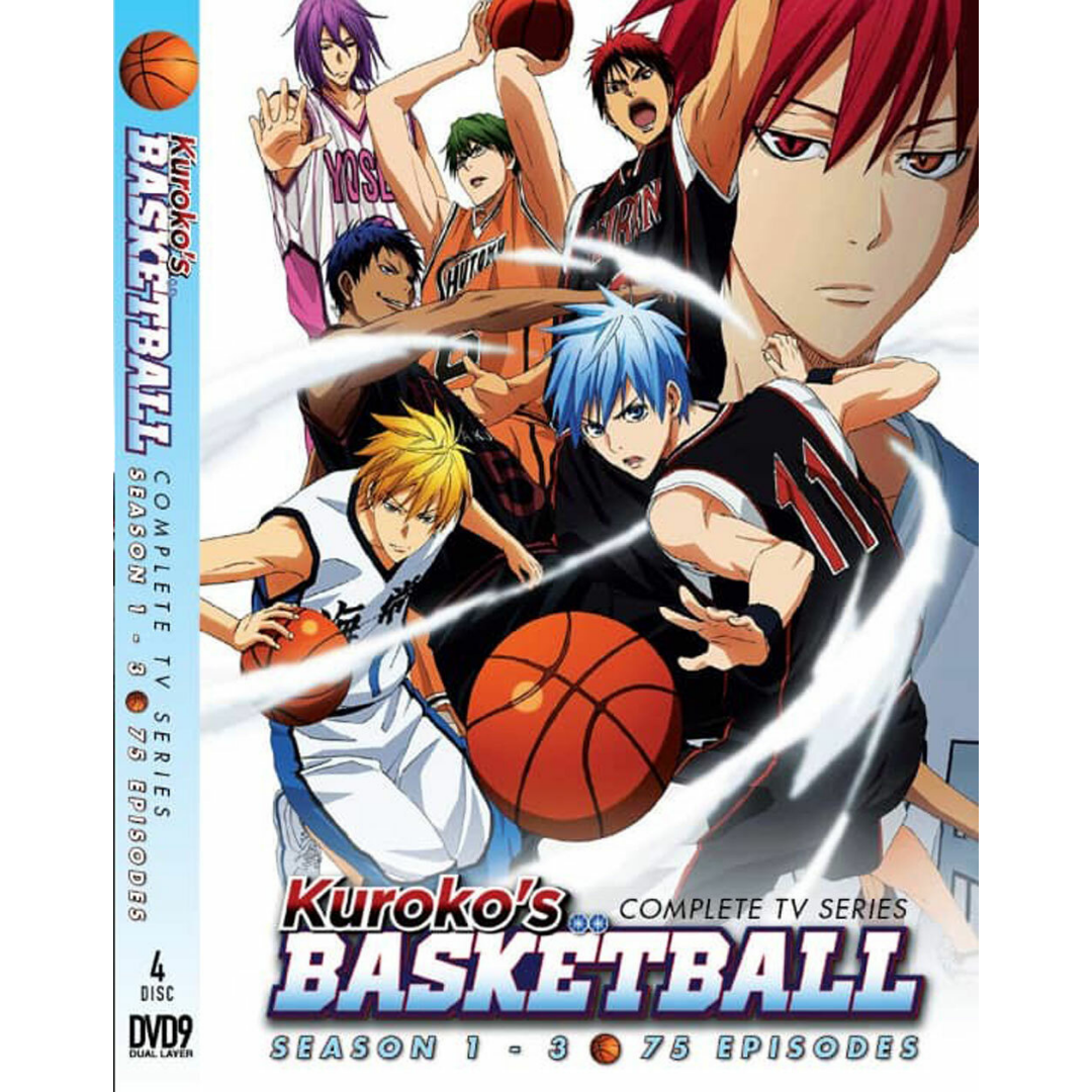 Kuroko's Basketball Complete Season 1-3 Anime DVD English Dub Sub