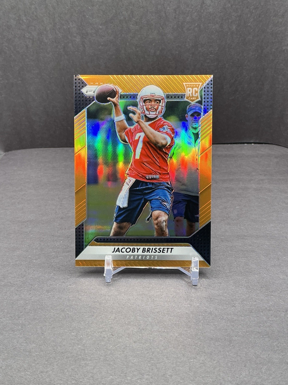2016 Panini Prizm - Rookie Jacoby Brissett #292 Orange Prizm /299 (RC)