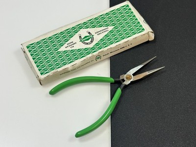   NEW Diamond Duluth Diamalloy LN55 Needle Nose Pliers 5'' Green Handle Grip