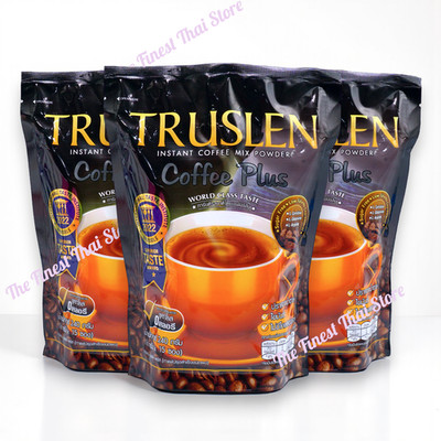 Truslen Instant Coffee Mix Powder Coffee Plus Sugar Free Value Size 16g x 45 Sac