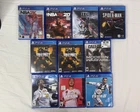PlayStation 4 PS4 Video Game Lot of 10 Call of Duty Spider-Man NBA 2K FIFA