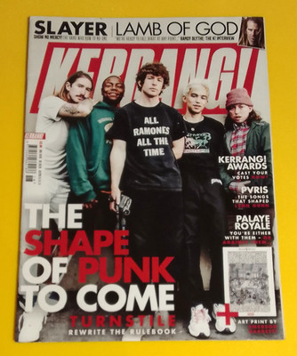 Kerrang! 1720 May 5 2018 - Turnstile, Slayer, :Lamb Of God, Pvris, Palaye Royale
