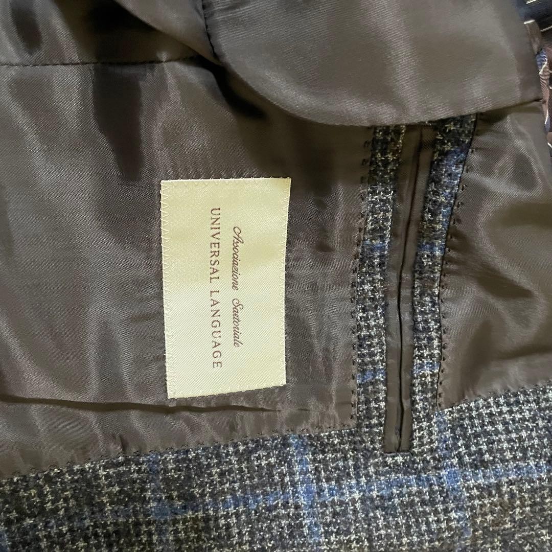Universal Language Tailored Jacket Alpaca Wool Ch… - image 4