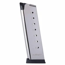 Mec-Gar 1911 Full Size Magazine 45 ACP 8 Round Nickel Mag-MGCG4508NPF