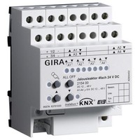 Gira Jalousieaktor 4Fach 215400 Bussystem-Jalousieaktor Jalousieaktor