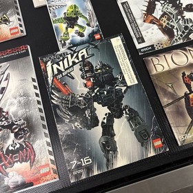 Lot Of 10 LEGO Bionicle Instruction Manuals 8733 8734 8729 8944 8904 8744 8929 +
