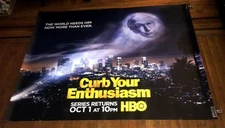 HBO CURB YOUR ENTHUSIASM LARRY DAVID  5ft Subway Poster SEASON 9 2017