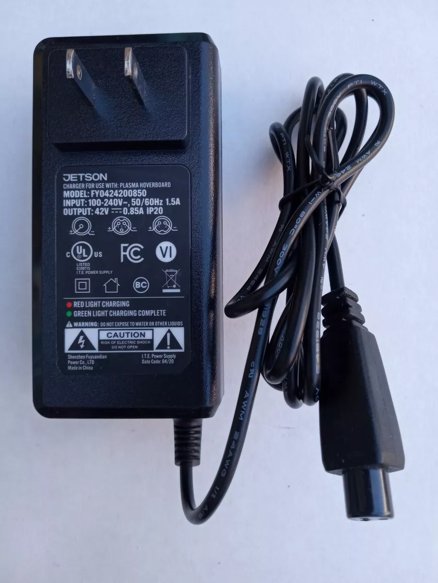 OEM Jetson charger for Plasma X Lava Tech Hoverboard DC Power Supply Charger