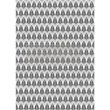 New Redesign With Prima "Harmonious Fan" Decor Transfer, Black Pattern Decal