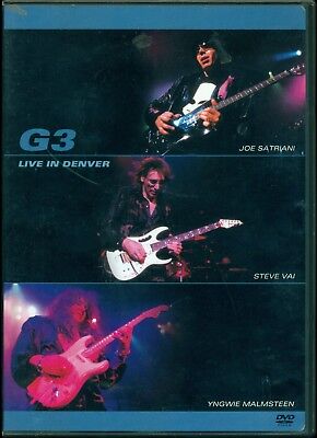 G3 Live In Denver Joe Satriani Steve Vai Yngwie Malmsteen Amazi GUITAR Music DVD | eBay G3 Live In Denver Joe Satriani Steve Vai Yngwie Malmsteen Amazi GUITAR Music DVD | eBay